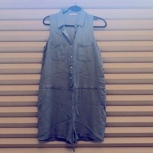 Dex 100% Tencel FabricChambray Romper